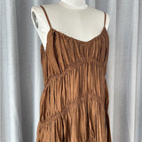 Plataz New Women's Spring And Summer French Holiday Wind Wearing Folding Slings And Skirts