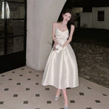 Plataz Dress 2025 Women's Summer Dress Sleeveless Waist Repair Niche Design Long Dress Banquet Temperament Dress Dress