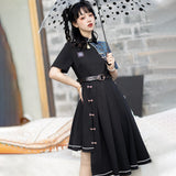 Plataz Design Does Not Sleep City Chinese Wind And Man Element Dress Daily Spring And Summer 6496