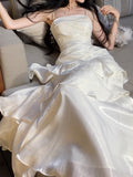 Plataz New [Iris Jasmine] Niche High-End Sling Dress Adult Fishtail Birthday Dress HZ0628