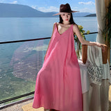 Plataz Summer Dress New French Sleeveless Sling Skirt Holiday Dress Vietnamese Thai Beach Dress Woman