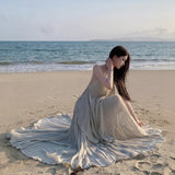 Plataz Wearing A Suit Hottie Bare Back Irregular Hanging Neck Vest Top Girl Summer 100 Folded Skirt Two Sets