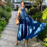 Plataz New Sanya Seaside Women's Beach Dress High-End French Temperament Hanging Neck Holiday Dress