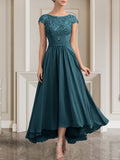 Plataz Scoop Floor-Length Lace Chiffon Mother of the Bride Dress With HZ1007