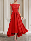 Plataz Scoop Floor-Length Lace Chiffon Mother of the Bride Dress With HZ1007