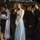 Plataz A-Line Sweetheart Blue Satin Long Prom Dresses Formal Evening Dress SD1390 HZ0628