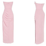 Plataz Sweetheart Sleeveless Mermaid Satin Long Evening Prom Dresses SD1587 HZ0628