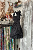 Plataz Fashion A Line Black Short Length Homecoing Birthday Dress Prom Dresses SD1883 HZ0628