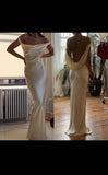 Plataz Mermaid Off The Shoulder Floor-length Satin Evening Dress Prom Dresses SD2041 HZ0628