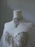 Plataz Ball Gown Sweetheart Neckline Sequin Long Sleeves Wedding Dress Bridal Dresses SD2488 HZ0628
