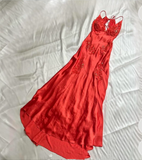 Plataz Mermaid Spaghetti Straps Backless Long Party Dresses Prom Dresses SD2710 HZ0628