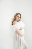 Plataz Maternity Robe For Photo Shoot Tulle Pregnancy photoshoot HZ1007