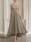 Plataz Scoop Floor-Length Lace Chiffon Mother of the Bride Dress With HZ1007