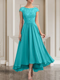 Plataz Scoop Floor-Length Lace Chiffon Mother of the Bride Dress With HZ1007