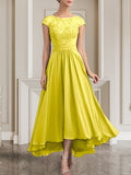 Plataz Scoop Floor-Length Lace Chiffon Mother of the Bride Dress With HZ1007