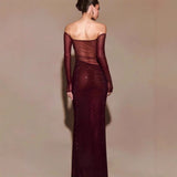 Plataz One-Shoulder Rhinestone Fitted Prom HZ1007