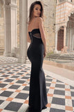 Plataz Rhinestone Spaghetti Strap Mermaid Maxi Evening Dress - HZ1007