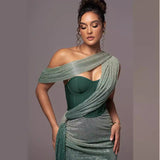 Plataz Color Sleeveless Strapless Slit Prom HZ1007