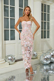Plataz Sequin Strapless Elegant Prom HZ1007