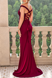 Plataz Prom Slit Square Neck Evening HZ1007