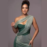 Plataz Color Sleeveless Strapless Slit Prom HZ1007