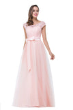 Plataz Floor-length A-line Sashes Chiffon Bridesmaid HZ1007