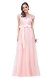 Plataz Floor-length A-line Sashes Chiffon Bridesmaid HZ1007