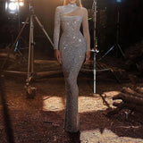 Plataz Sequin Backless Slim Fit Prom HZ1007