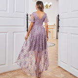 Plataz Women Loose Slim Bridesmaid Dress Daily Party Evening Dress HZ1007