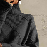Plataz Turtleneck Long Sleeve Sweater DJPT