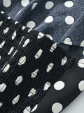 Plataz Dot One-Shoulder Top and Mini Skirt Set DJPT