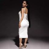 Plataz Black & White Lace Party Dress Prom HZ1007