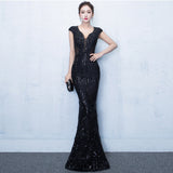 Plataz Evening Dress: Elegant Slim-Fit Fish Tail for Women, Perfect for Autumn/Winter Annual HZ1007