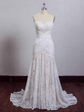 Plataz Lace Beach Wedding Dresses Sweetheart Neck Wedding Dresses HZ1007